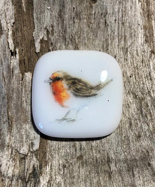 Small Robin Pocket Stone