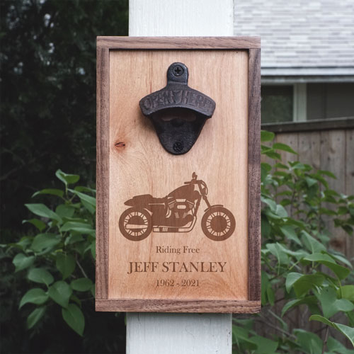 Final Ride Memorial Bottle Opener