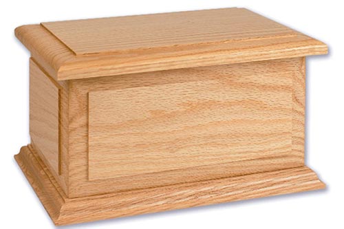 Solid Wood Cremation Urn