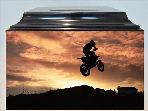 Graphic Motocross Urn