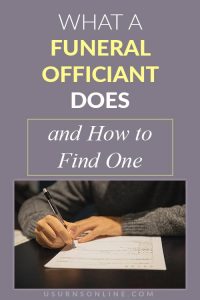 What a Funeral Officiant Does, and How to Find One » Urns | Online