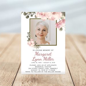 Funeral Invitation Template: Serenity