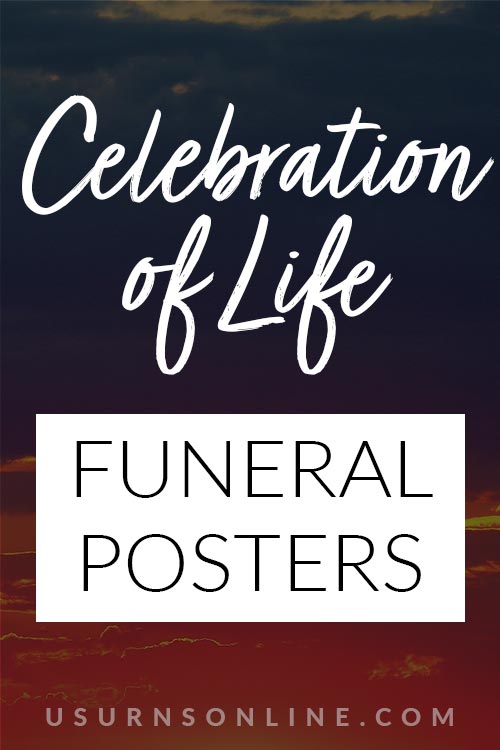 Celebration of Life Funeral Posters