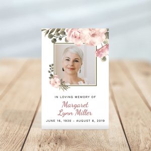 Funeral Prayer Card: Serenity