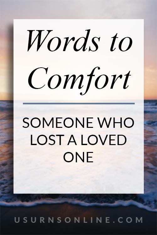 Words to Comfort