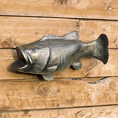 urns that don't look like urns - Silver Bass Fish Urn