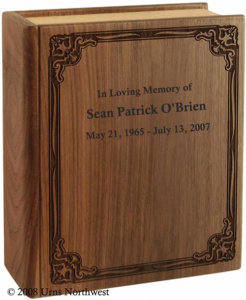 Personalized Book Shaped Urn