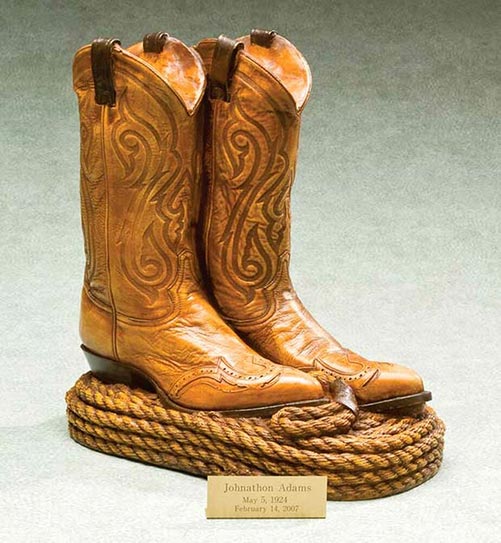 Personalized Cowboy Boots Urn