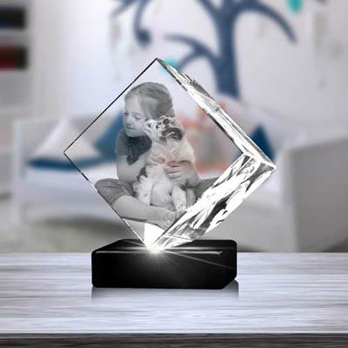 3D Crystal Portrait