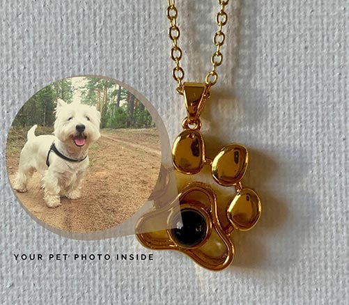 Unique Pet Memorial Photo Necklaces