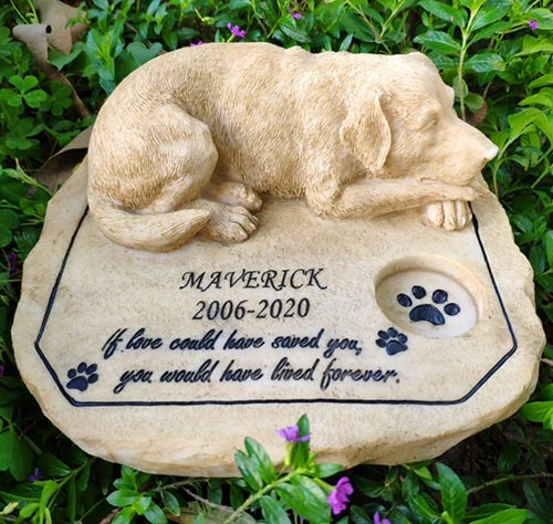 Sleeping Dog Memorial Stone