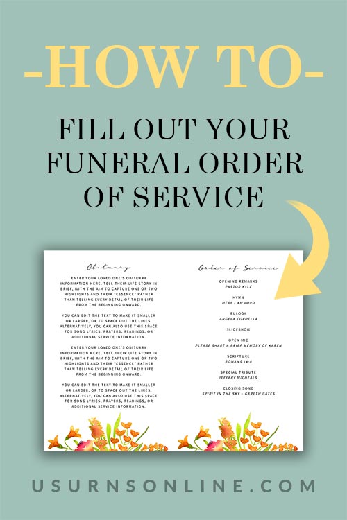 Funeral Order of Service Guide
