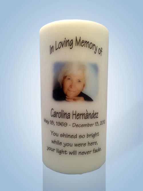 Personalized Photo Candles