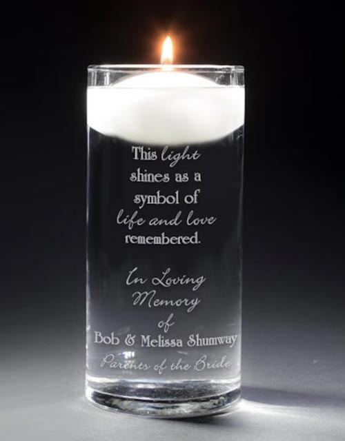 White Glass Rose Grave Lantern/Memorial Candle Graveside includes 2 Candles 