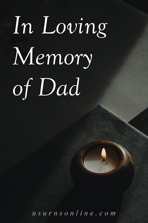 Memorial Candle Quotes: In Loving Memory of Dad