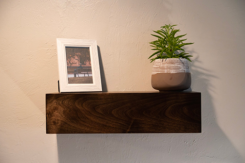 Floating Shelf Cremation Urn