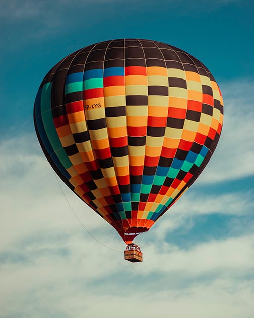 What to Do with Ashes: Hot Air Balloon