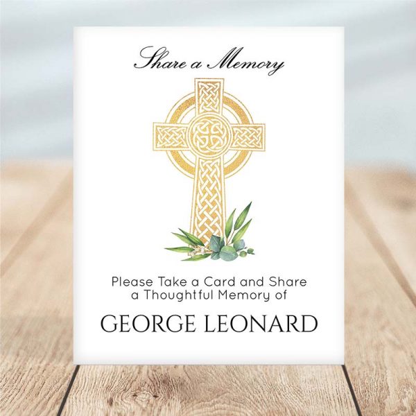 Celtic Cross – Share a Memory Instructions Template