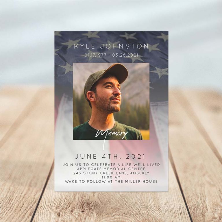 Military Funeral Invitation Urns Online
