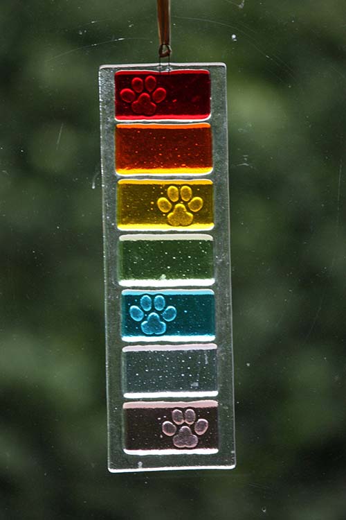 Rainbow Pet Memorial Suncatcher