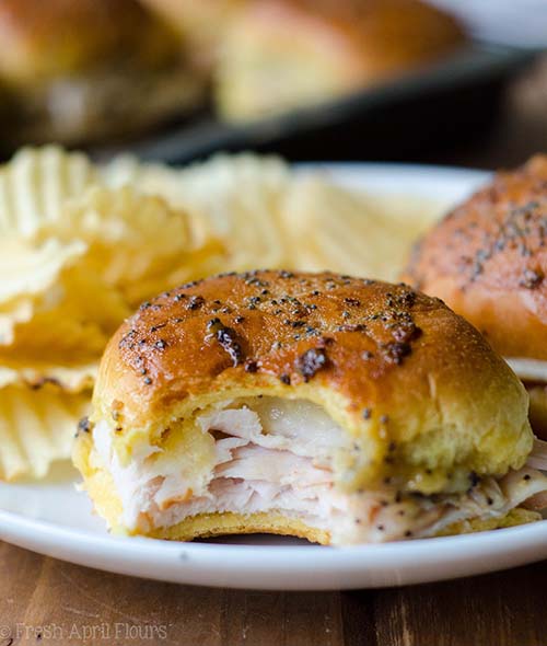 Baked Turkey and Cheese Sliders