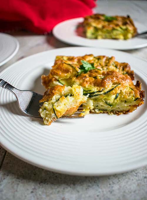 Cheesy Italian Zucchini Bake