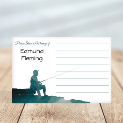 Fisherman - Funeral Share a Memory Card