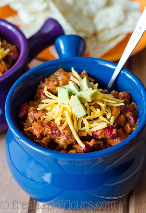 Buffalo Chicken Chili 