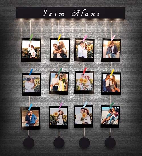 Memorial Collage Ideas: Personalized Light Up Holder
