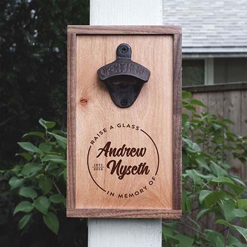 Raise a Glass - Wall Mounted Bottle Opener