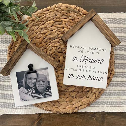 Some We Love is in Heaven - Memorial Wall Ideas
