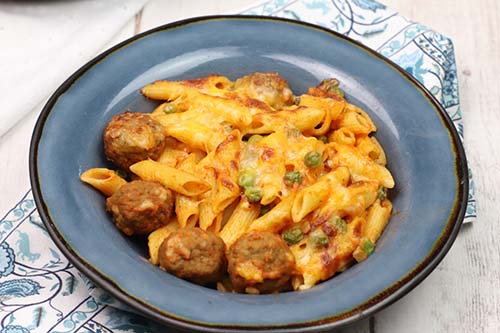 Easy Pasta Skillet Meatballs