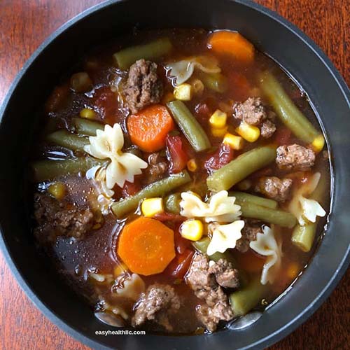 Hamburger Vegetable Soup