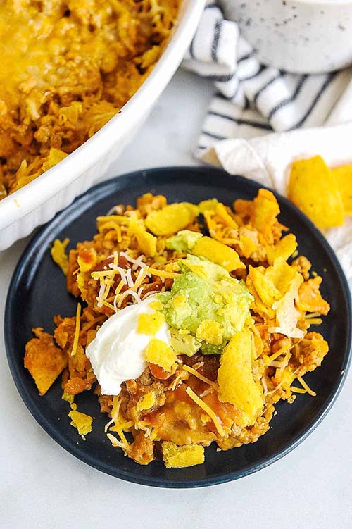 Walking Taco Casserole