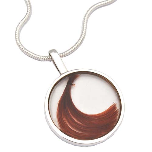 Memorial Hair Strand Necklace