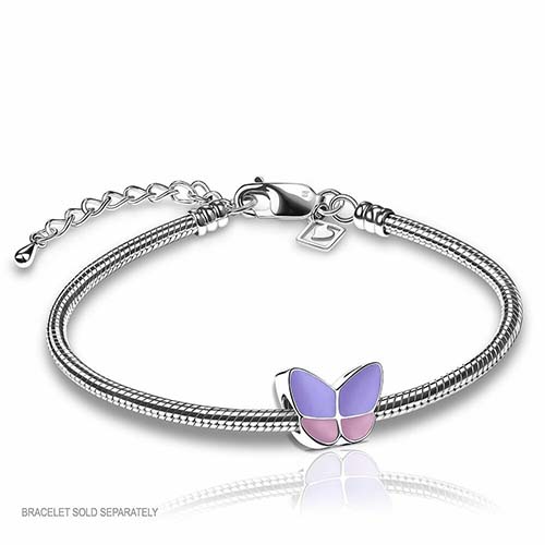 Butterfly Wings Hope Bead Bracelet Urn Charm