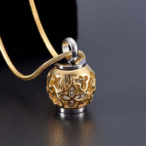 Butterfly Locket Urn Necklace