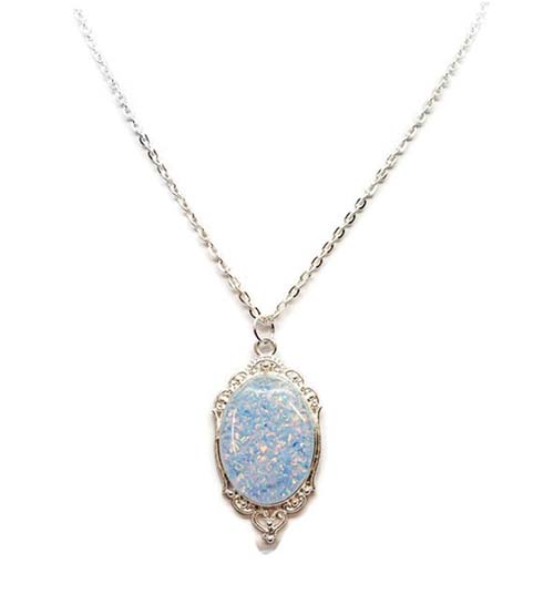 Blue Diamond Cremation Pendant