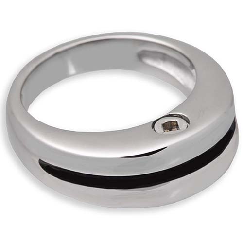 Zenith Cremation Ring - Cremation Jewelry