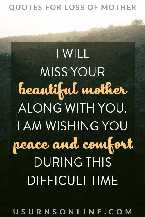 Memorial Quotes for Loss of Mother