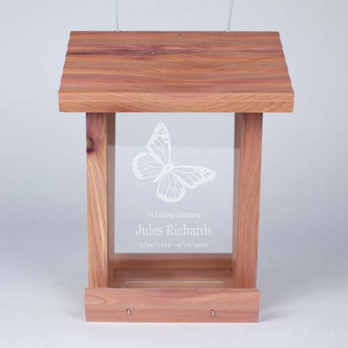 Butterfly Urns - Birdfeeder Urn