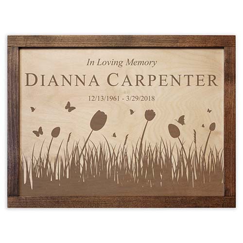 Butterfly Urns - Wall Plaques