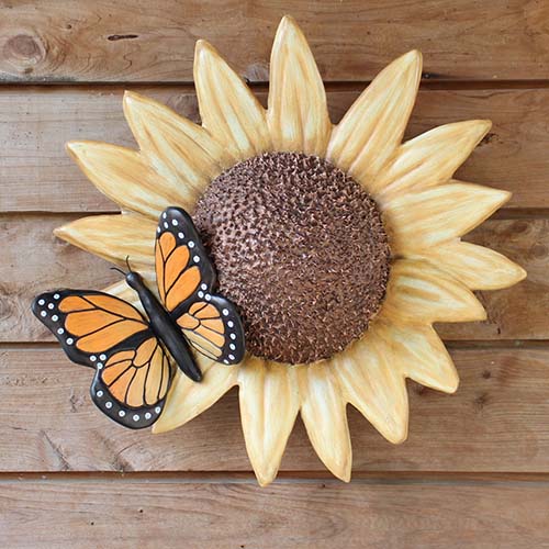 Sunflower & Butterfly Urns