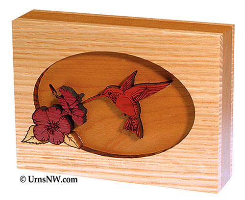 Dimensional Keepsake Urn Hummingbird