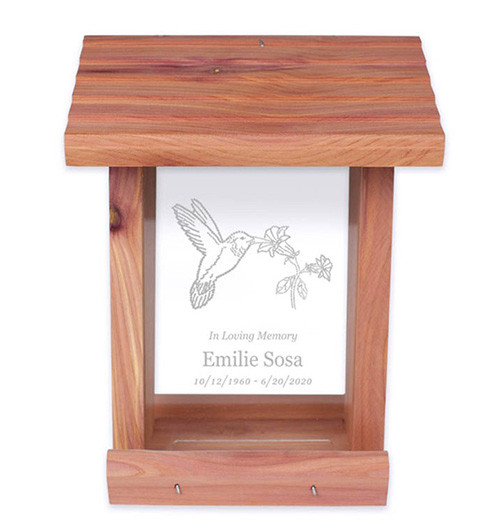 Hummingbird Bird Feeder Memorial