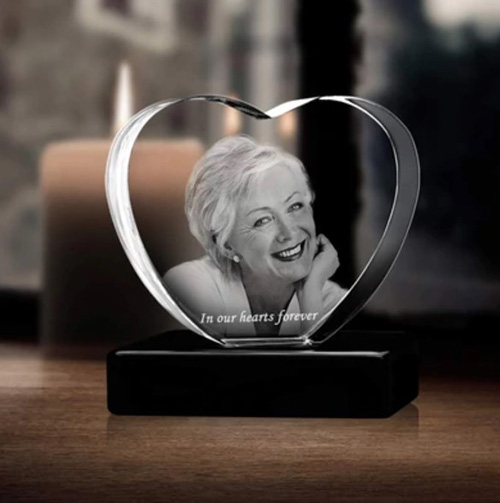 Sympathy Gifts - 3D Crystal Photo