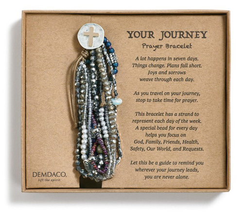 Sympathy Gifts - Your Journey Prayer Bracelet