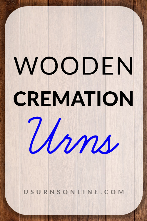 100 Wood Cremation Urns- Pin It Image