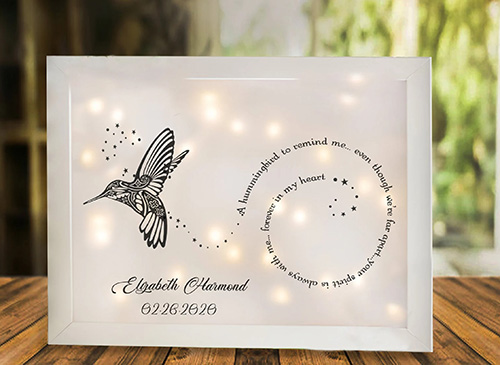 Lighted Remembrance Frame