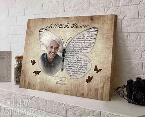 Customized Butterfly Photo Portrait